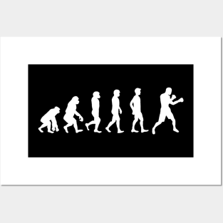 Evolution of men boxing gym boys boxer gifts for son Posters and Art